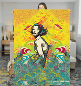 Surfing 1 49 Sherpa Blanket - Beyond T-shirts